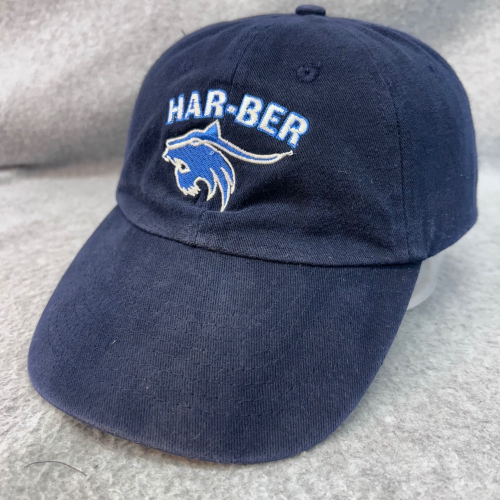 Har-Ber Wildcats Mens Navy Blue Unbranded Hat Big O Tires Embroidered OSFA